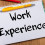 TY Work Experience Vacancies